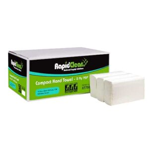 RapidClean Compact Hand Towel - 2400 sheets