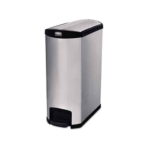 Rubbermaid Slim Jim Stainless Steel Bins - Image 5