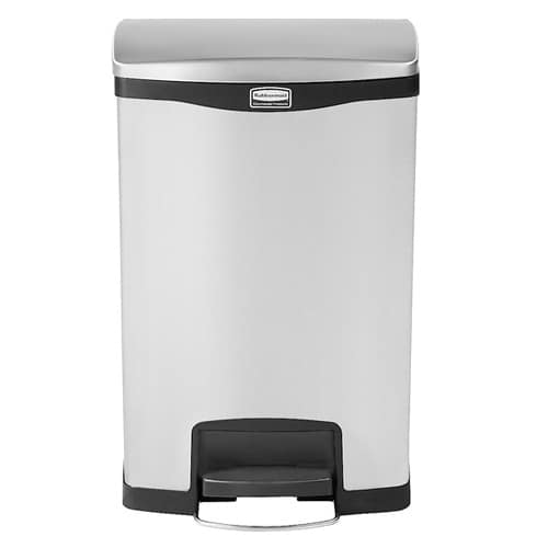 Rubbermaid Slim Jim Stainless Steel Bins - Image 4