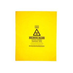 Austar Autoclave Bags 121°C Yellow Printed 50um Small - ACB091