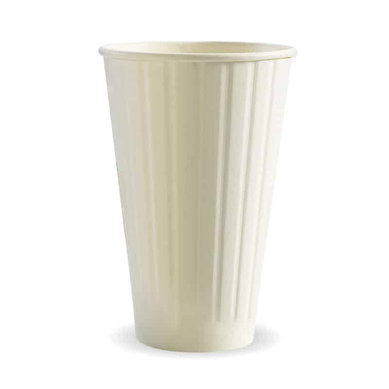 BioPak White Double Wall Hot Cups - Image 3