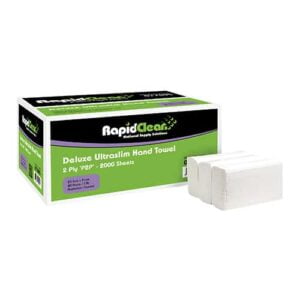 RapidClean Deluxe Ultraslim Hand Towel 2000 Sheets