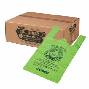 Envirostar Compostable Singlet Bags 37um Large - GCSHB03