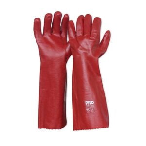 ProChoice Red PVC Gloves 45cm