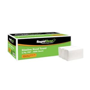 RapidClean Slimline Hand Towel 4000 Sheets