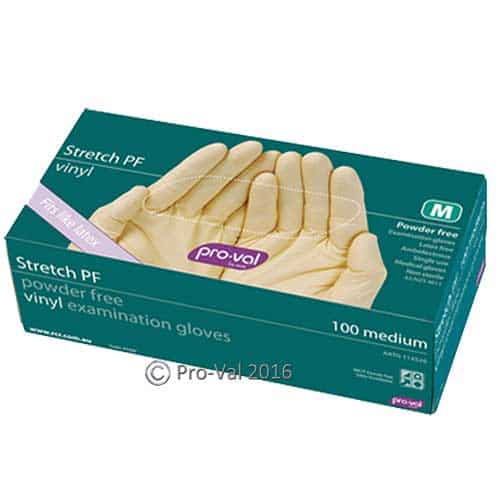 RCR Pro-Val Stretch PF - Vinyl Examination Glove - Image 3