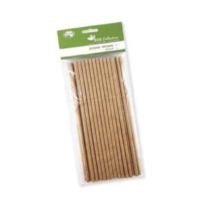 Alpen Paper Drinking Straws Kraft